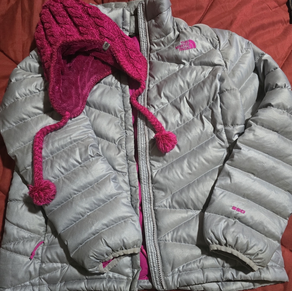 North Face Winter Jacket And Matching Hat. - image 2